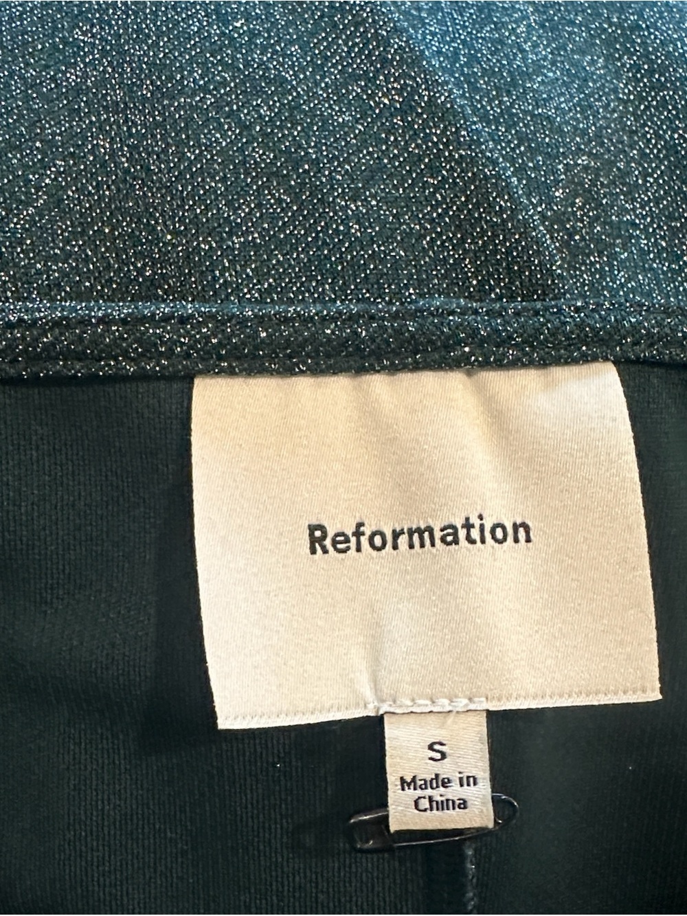 Reformation Kori Knit Dress in Mermaid Sparkle New! - Picture 11 of 11